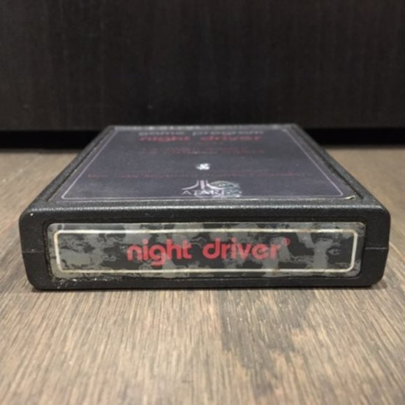 Atari 2600 Night Driver Game with Manual and Case - Picture 4 of 10